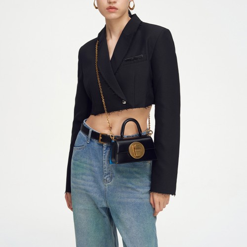 mercer extra small pebbled leather crossbody bag